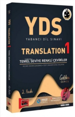Yargı Yayınları YDS Yabancı Dil Sınavı Translation 1 Temel Seviye Renk