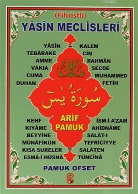 Yasin Meclisleri (Fihristli) Kolektif