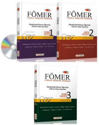 YDS FÖMER Tam Kapsamlı Akademik Farsça Öğretim Seti ve Dinleme CD si A