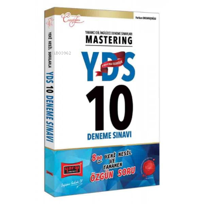 YDS Mastering 10 Deneme Sınavı Kolektif