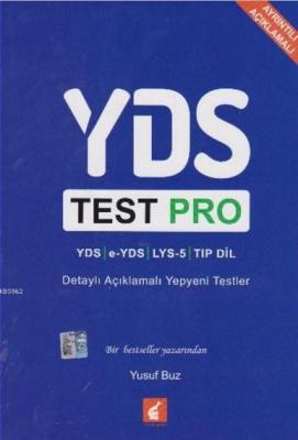 YDS Test Pro Detaylı Açıklamalı Yepyeni Testler Yusuf Buz