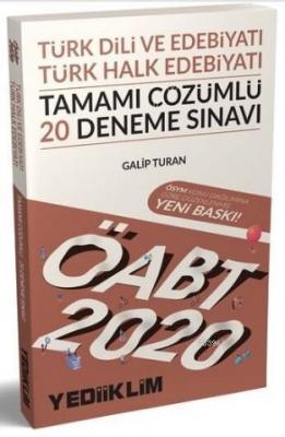 Yediiklim 2020 KPSS ÖABT Türk Dili ve Edebiyatı Öğretmenliği Türk Halk
