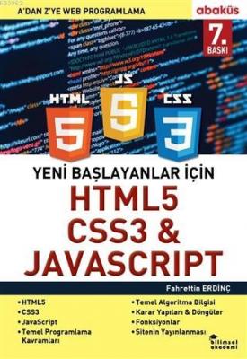 Yeni Başlayanlar İçin HTML5, CSS3 ve Javascript
