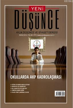 Yeni Düşünce Aylık Düşünce ve Siyaset Dergisi Sayı 771