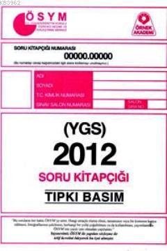 YGS 2012 Soru Kitapçığı Komisyon