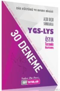 YGS-LYS Din Kültürü ve Ahlak Bilgisi 30 Deneme Kolektif
