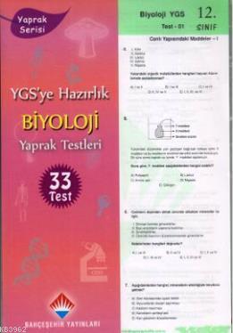 YGS'ye Hazırlık 12. Sınıf Biyoloji Yaprak Testleri Kolektif