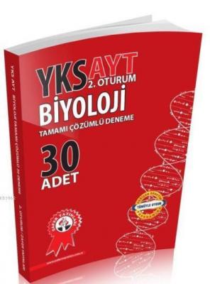 Zafer Yayınları AYT Biyoloji Tamamı Çözümlü 30 Adet Deneme Zafer Kolek
