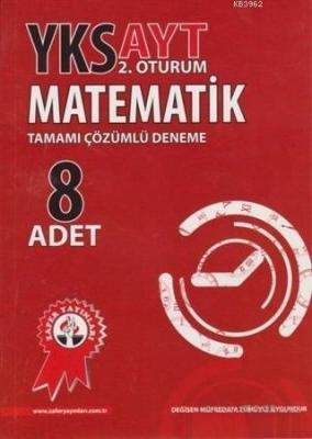 Zafer Yayınları AYT Matematik 8 Adet Tamamı Çözümlü Deneme Zafer