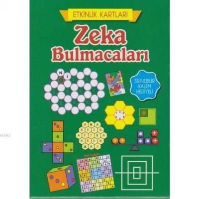 Zeka Bulmacaları - Etkinlik Kartları Silinebilir Kalem Hediyeli